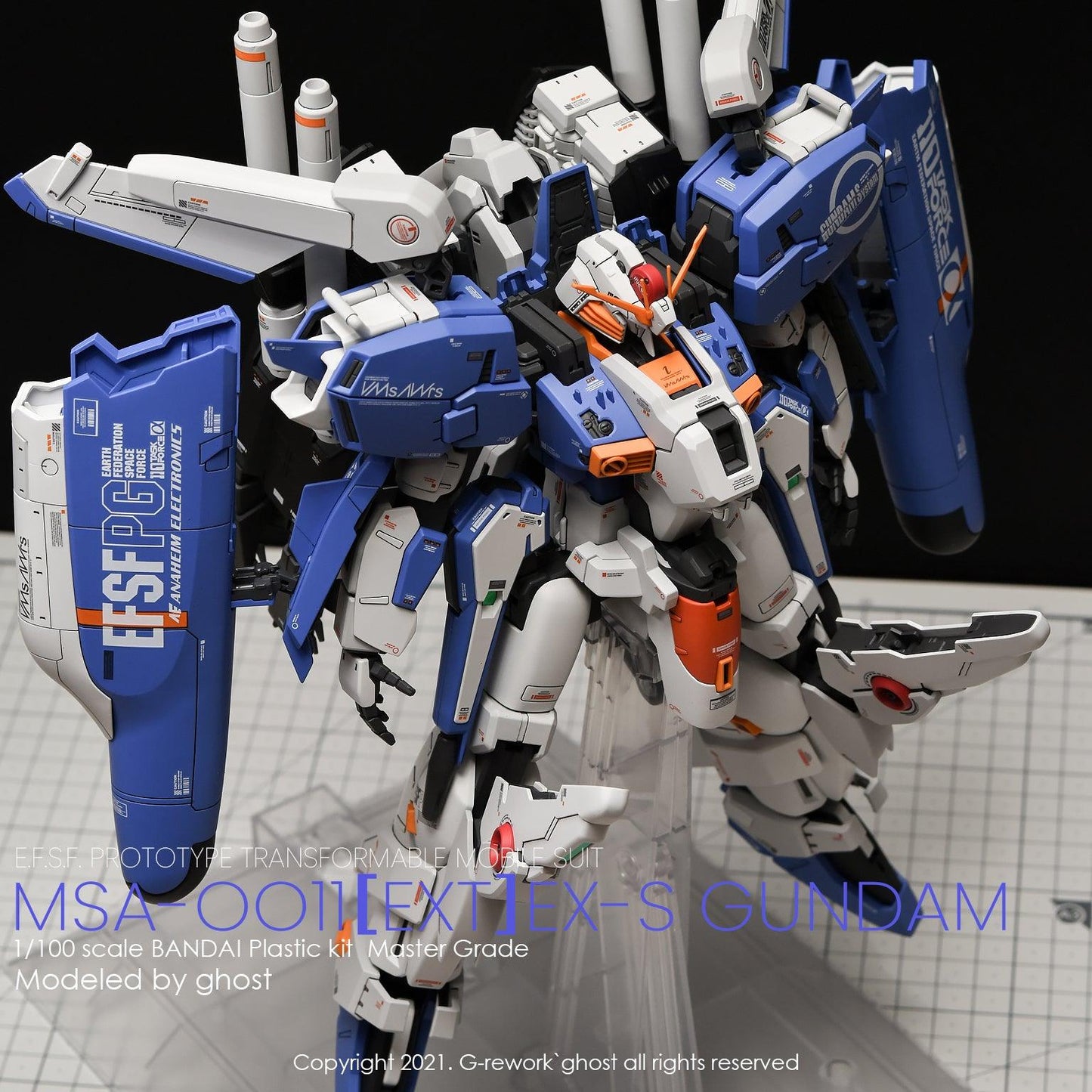 MG 1/100 EX-S Gundam 1.5 Water Decal [G-REWORK]