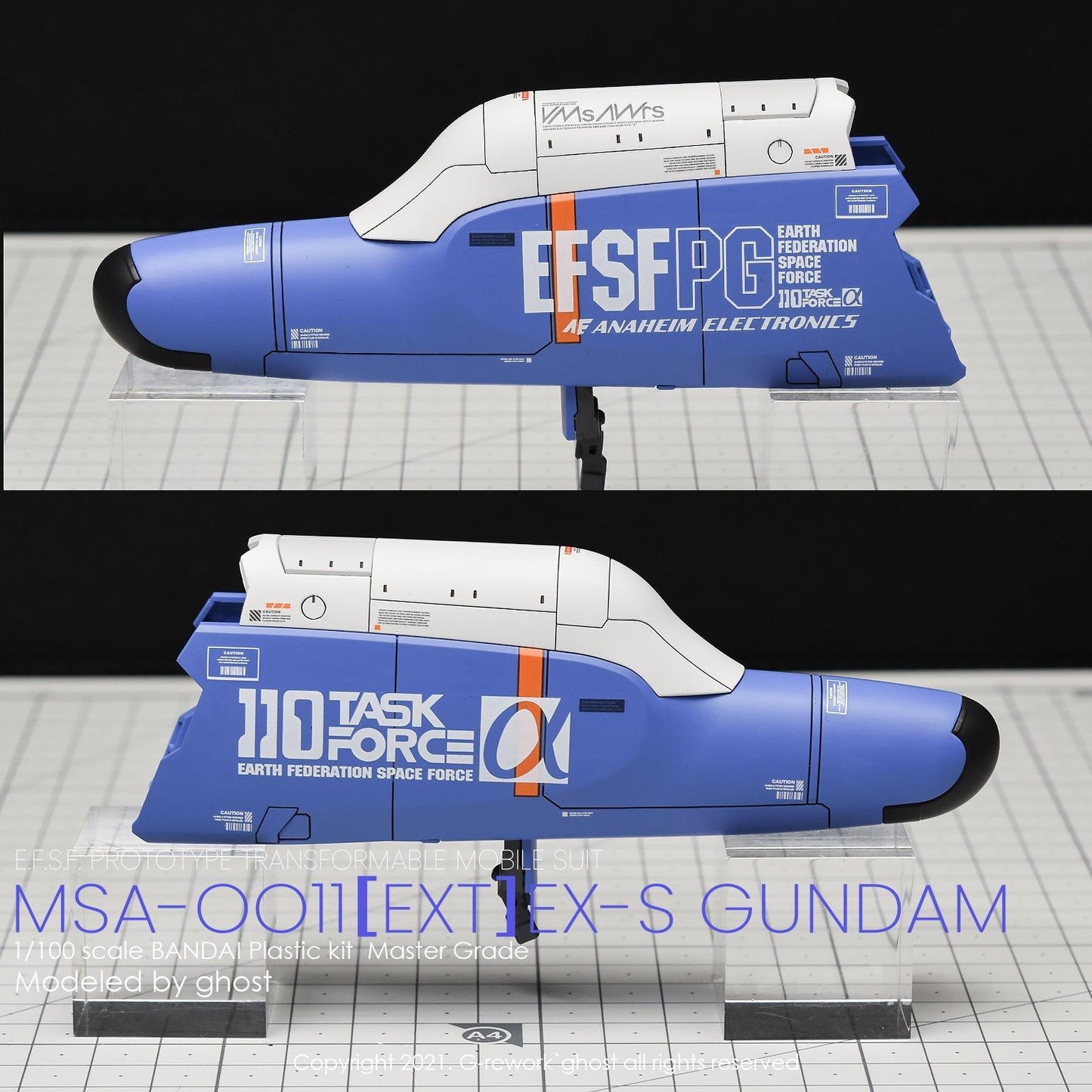 MG 1/100 EX-S Gundam 1.5 Water Decal [G-REWORK]