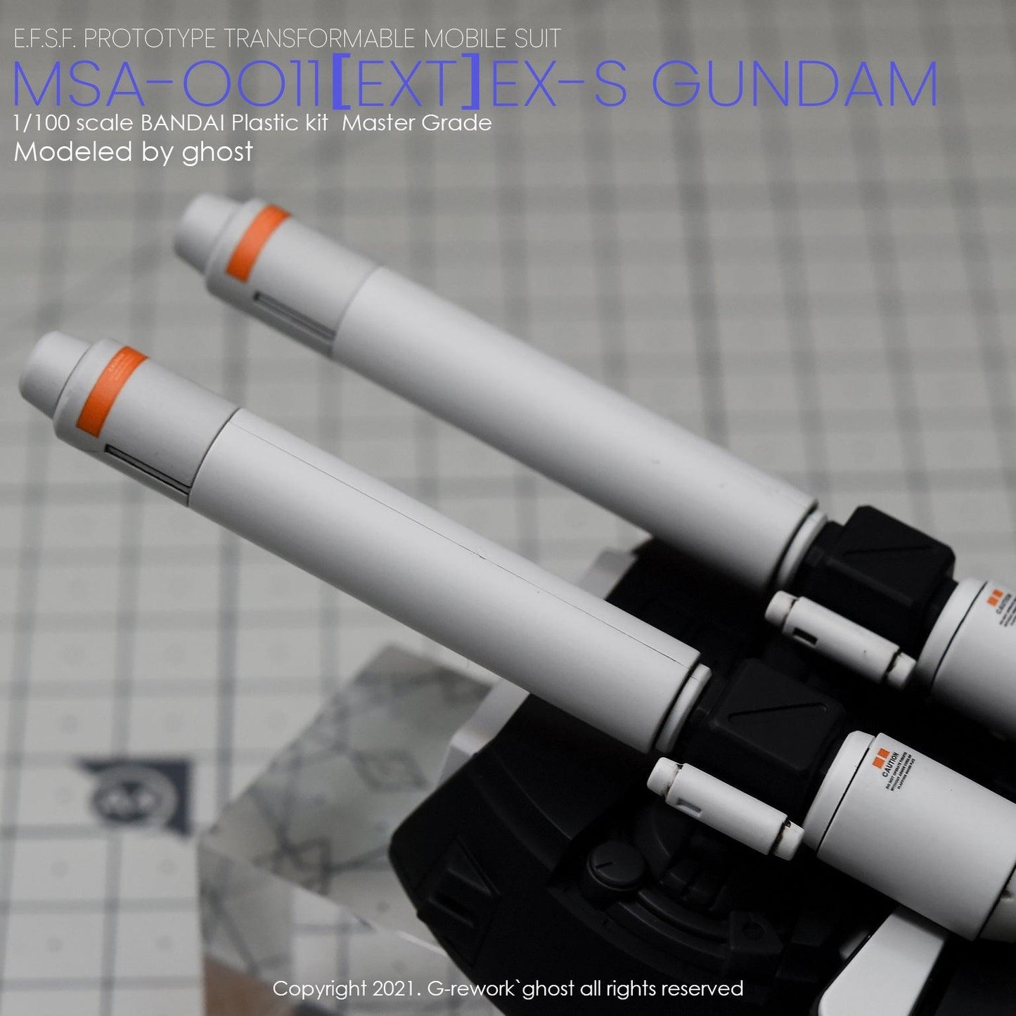 MG 1/100 EX-S Gundam 1.5 Water Decal [G-REWORK]