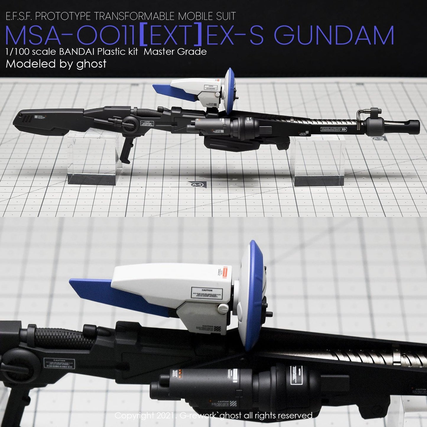 MG 1/100 EX-S Gundam 1.5 Water Decal [G-REWORK]