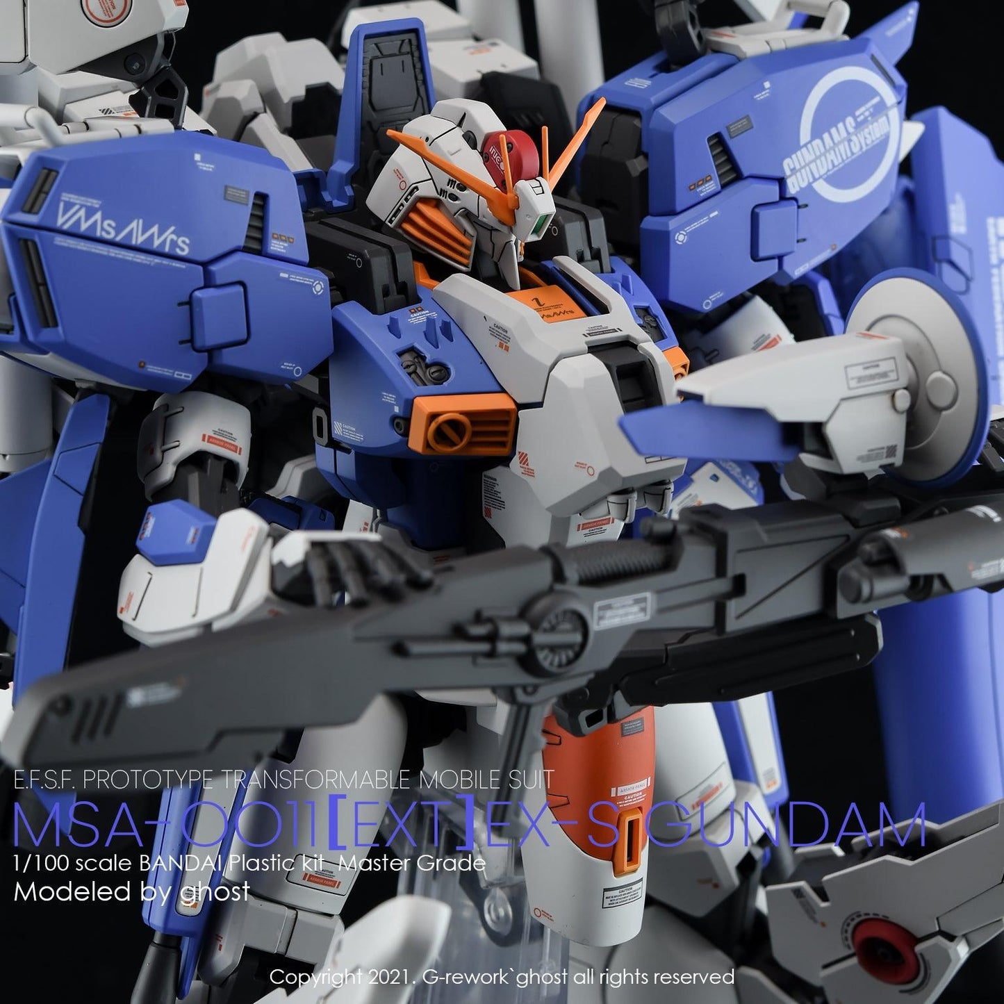 MG 1/100 EX-S Gundam 1.5 Water Decal [G-REWORK]