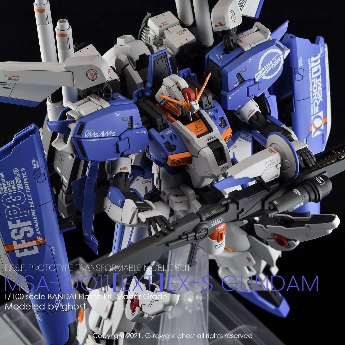 MG 1/100 EX-S Gundam 1.5 Water Decal [G-REWORK]