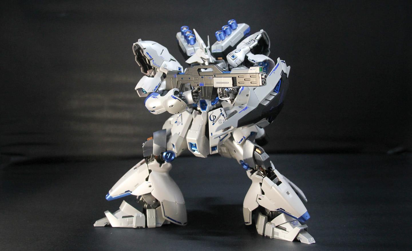 RG 1/144 MSN-04 Sazabi Blue Holographic Water Decal [DELPI DECAL] - Show Me What You Bot