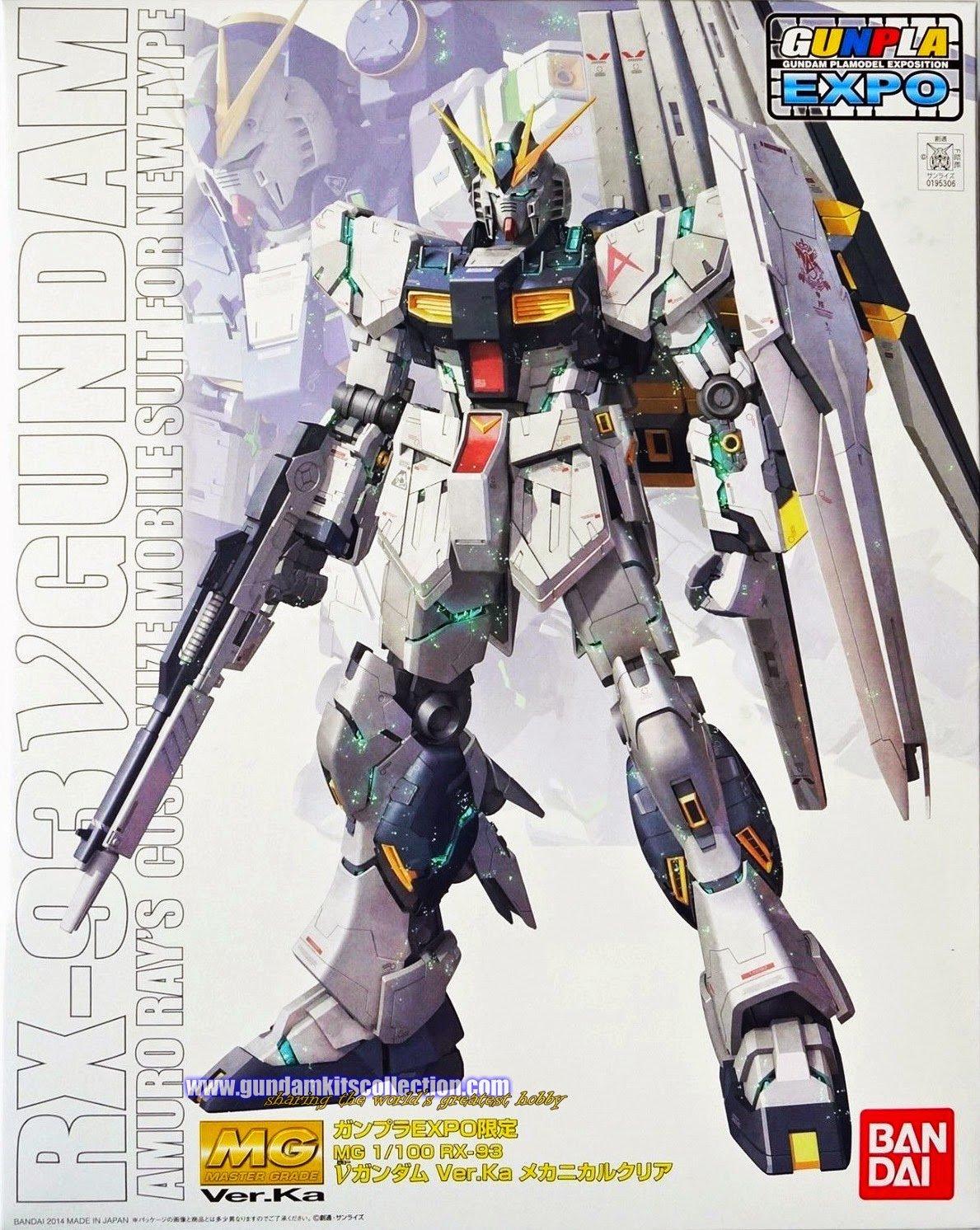 MG 1/100 RX-93 V Gundam [Mechanical Clear Color] - Show Me What You Bot