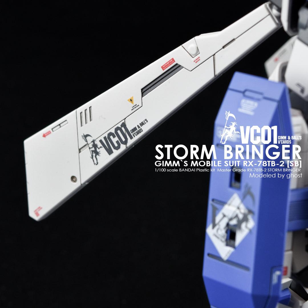 CD-ML-SB - MG 1/100 VC01 - RX-78TB-2-[SB] Stormbringer Water Decal [G-REWORK] - Show Me What You Bot