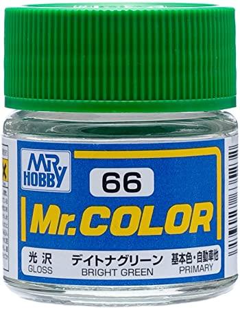 C66 - Bright Green (Gloss/Primary) | Mr.Color - Show Me What You Bot