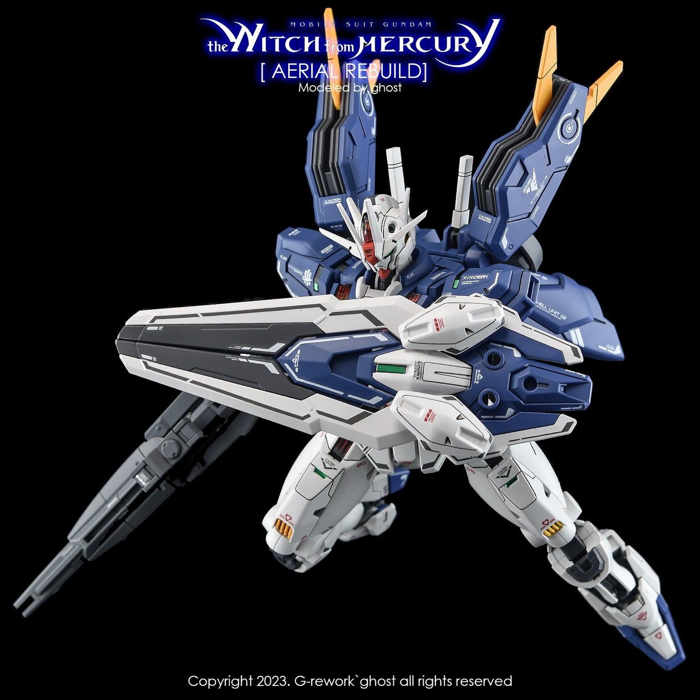 CD-H-WM19 - Gundam Aerial Rebuild Water Decal [G-REWORK] - Show Me What You Bot