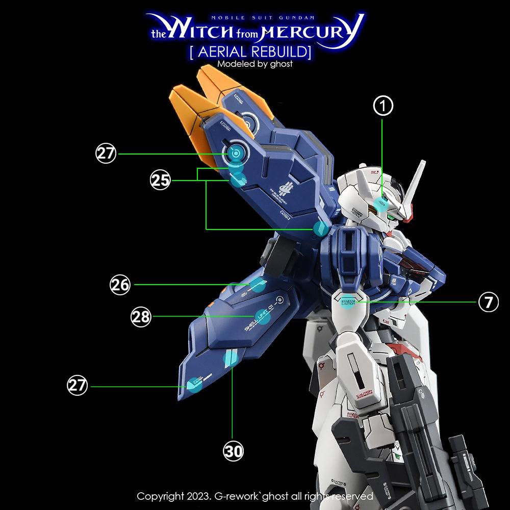 CD-H-WM19 - Gundam Aerial Rebuild Water Decal [G-REWORK] - Show Me What You Bot