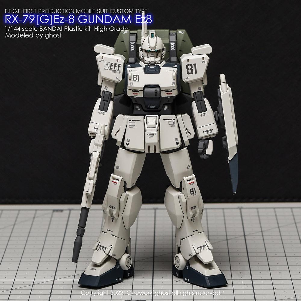 CD-H155 - HG 1/144 RX-79[G] Ez-8 Gundam Water Decal [G-REWORK] - Show Me What You Bot