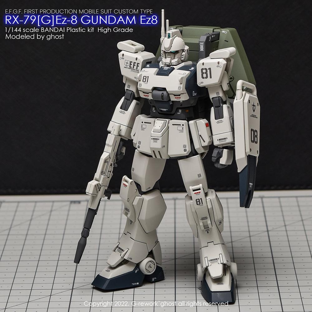 CD-H155 - HG 1/144 RX-79[G] Ez-8 Gundam Water Decal [G-REWORK] - Show Me What You Bot