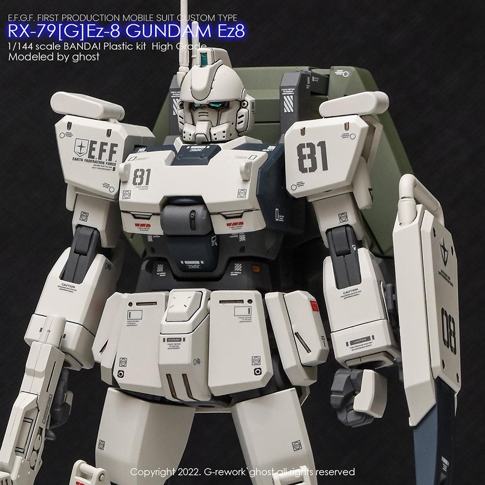 CD-H155 - HG 1/144 RX-79[G] Ez-8 Gundam Water Decal [G-REWORK] - Show Me What You Bot