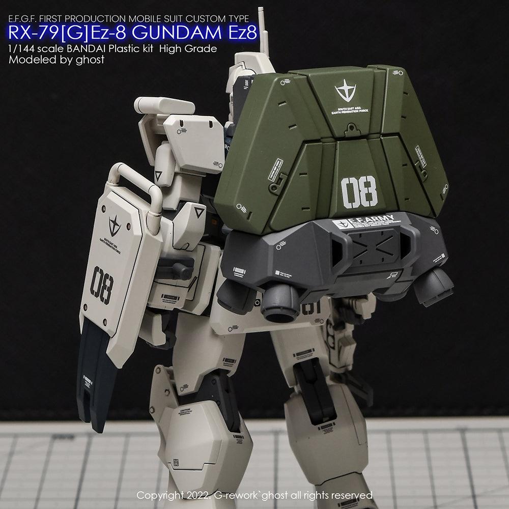 CD-H155 - HG 1/144 RX-79[G] Ez-8 Gundam Water Decal [G-REWORK] - Show Me What You Bot