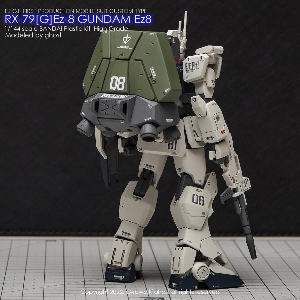 CD-H155 - HG 1/144 RX-79[G] Ez-8 Gundam Water Decal [G-REWORK] - Show Me What You Bot