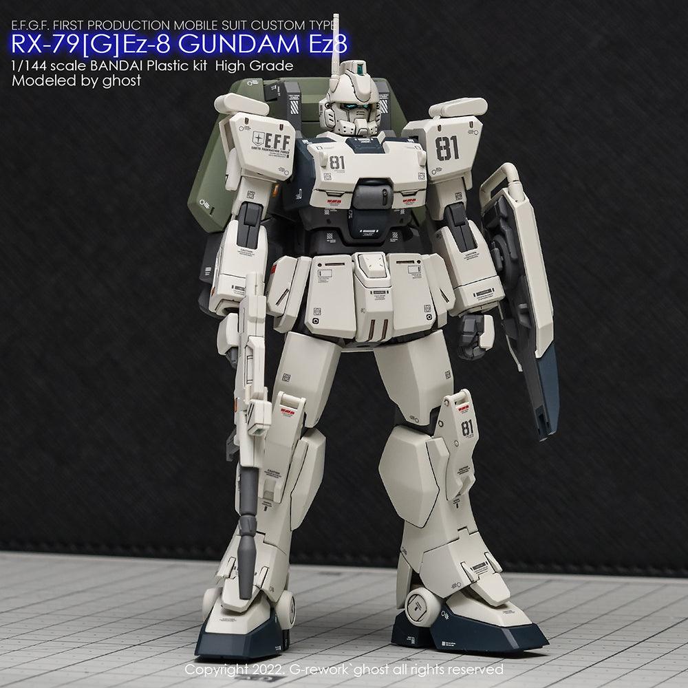 CD-H155 - HG 1/144 RX-79[G] Ez-8 Gundam Water Decal [G-REWORK] - Show Me What You Bot