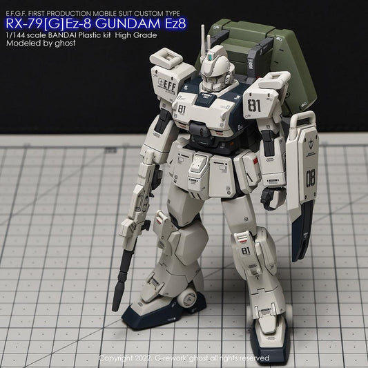 CD-H155 - HG 1/144 RX-79[G] Ez-8 Gundam Water Decal [G-REWORK] - Show Me What You Bot