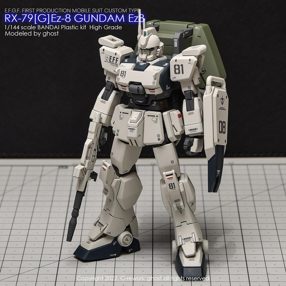 CD-H155 - HG 1/144 RX-79[G] Ez-8 Gundam Water Decal [G-REWORK] - Show Me What You Bot