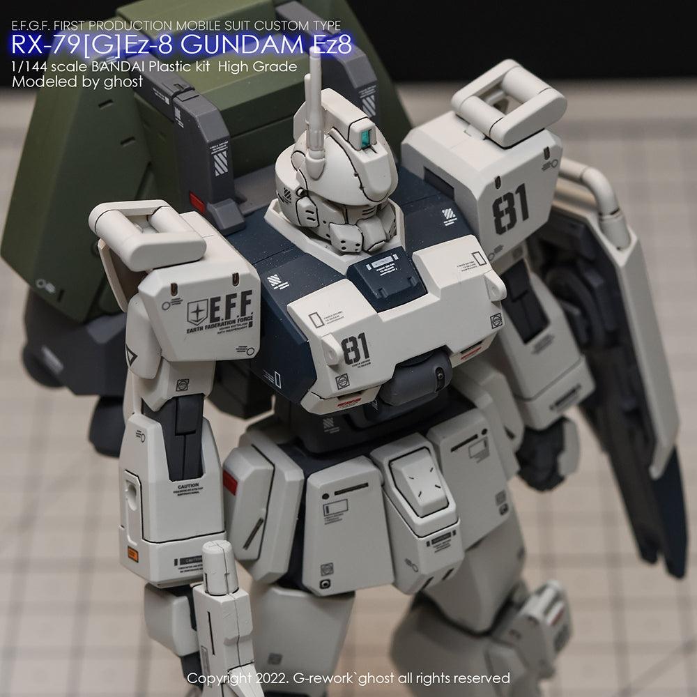 CD-H155 - HG 1/144 RX-79[G] Ez-8 Gundam Water Decal [G-REWORK] - Show Me What You Bot