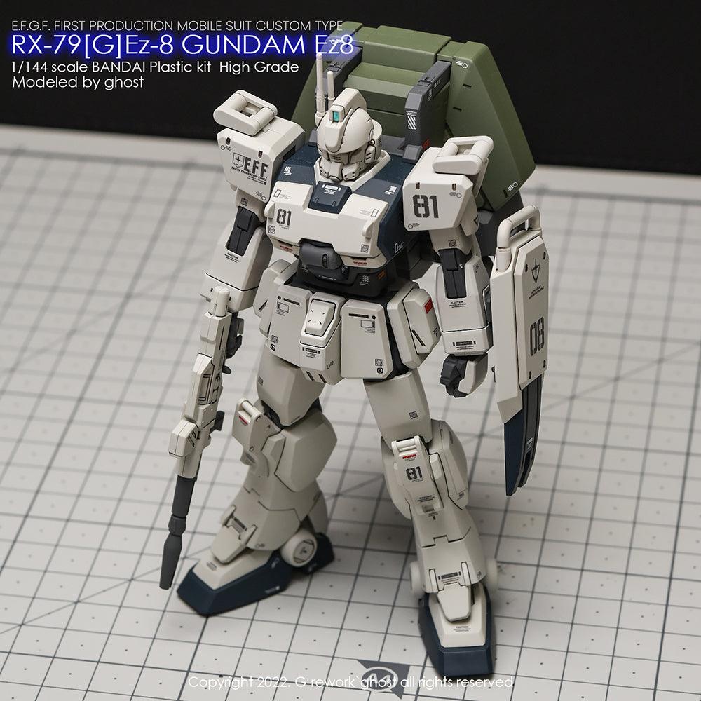 CD-H155 - HG 1/144 RX-79[G] Ez-8 Gundam Water Decal [G-REWORK] - Show Me What You Bot