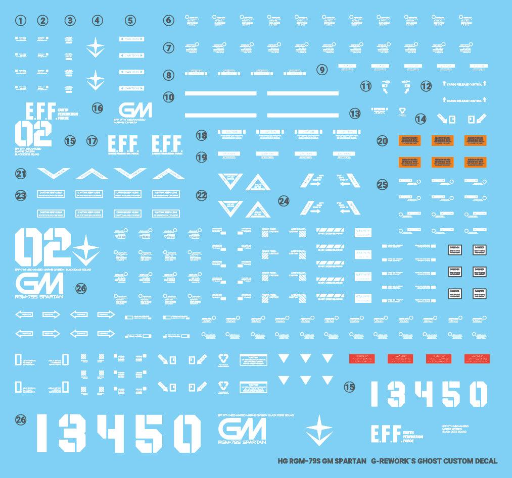 CD-HL-GSPA - HG 1/144 GM Spartan Water Decal [G-REWORK] - Show Me What You Bot