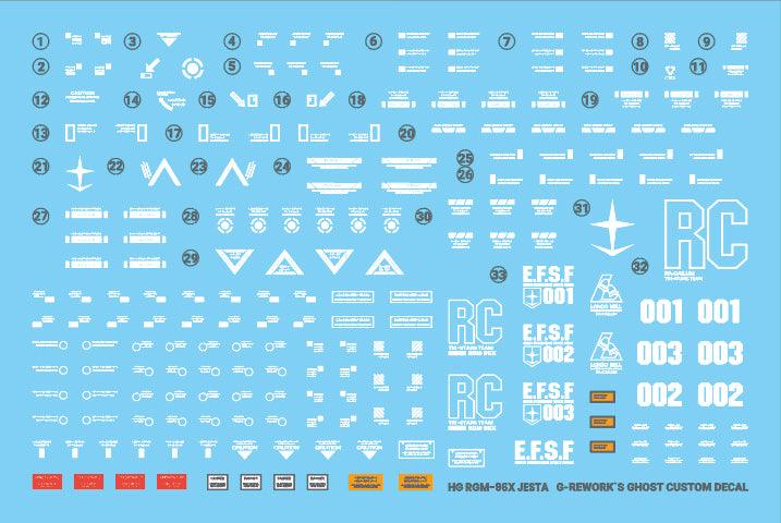 HG 1/144 RGM-79Q Quel Water Decal [G-REWORK] - Show Me What You Bot