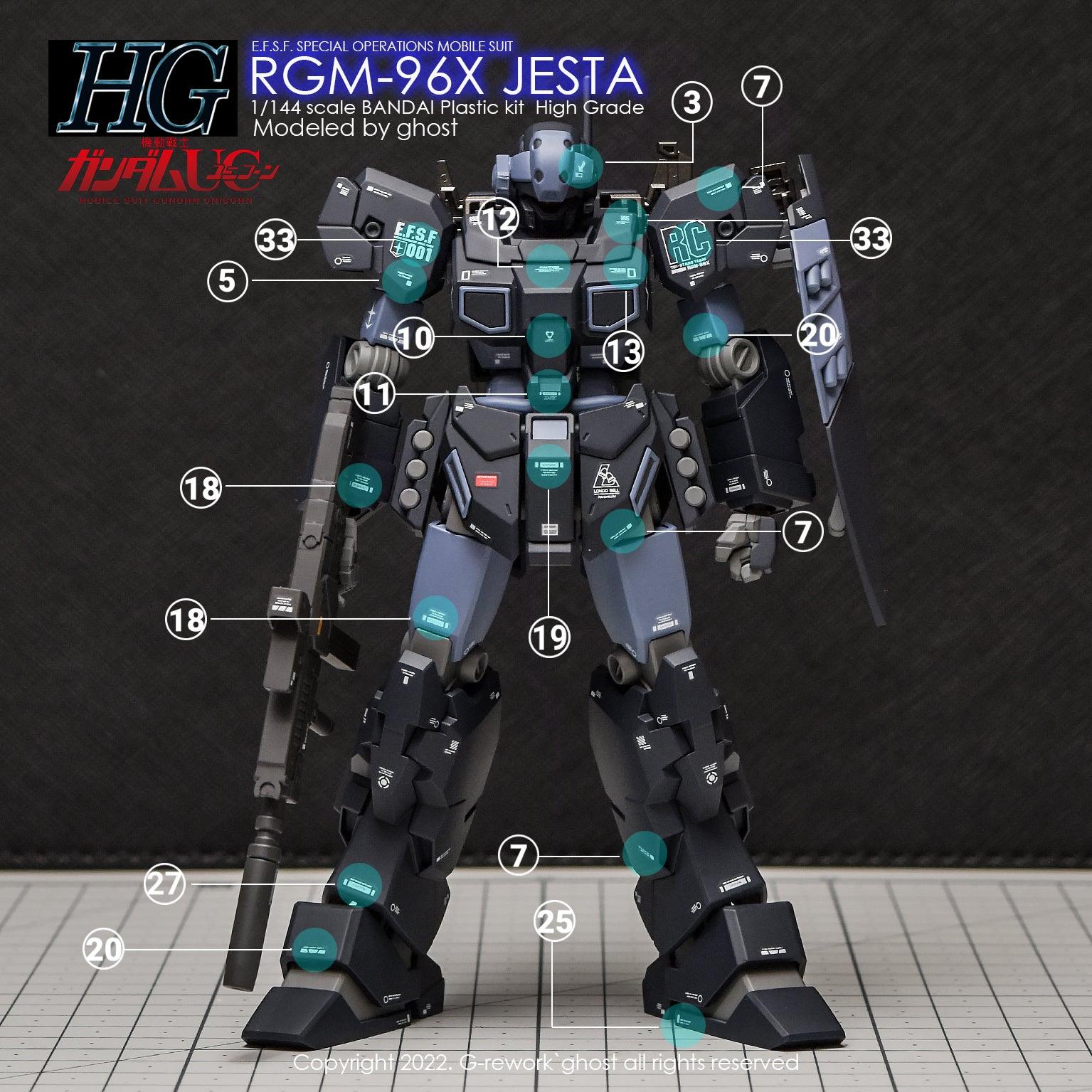 CD-H130 - HG 1/144 RGM-96X Jesta [Grework] - Show Me What You Bot