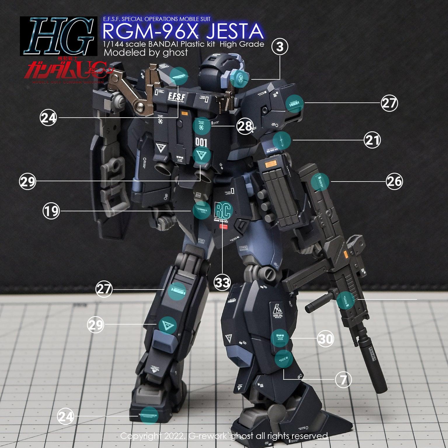 CD-H130 - HG 1/144 RGM-96X Jesta [Grework] - Show Me What You Bot