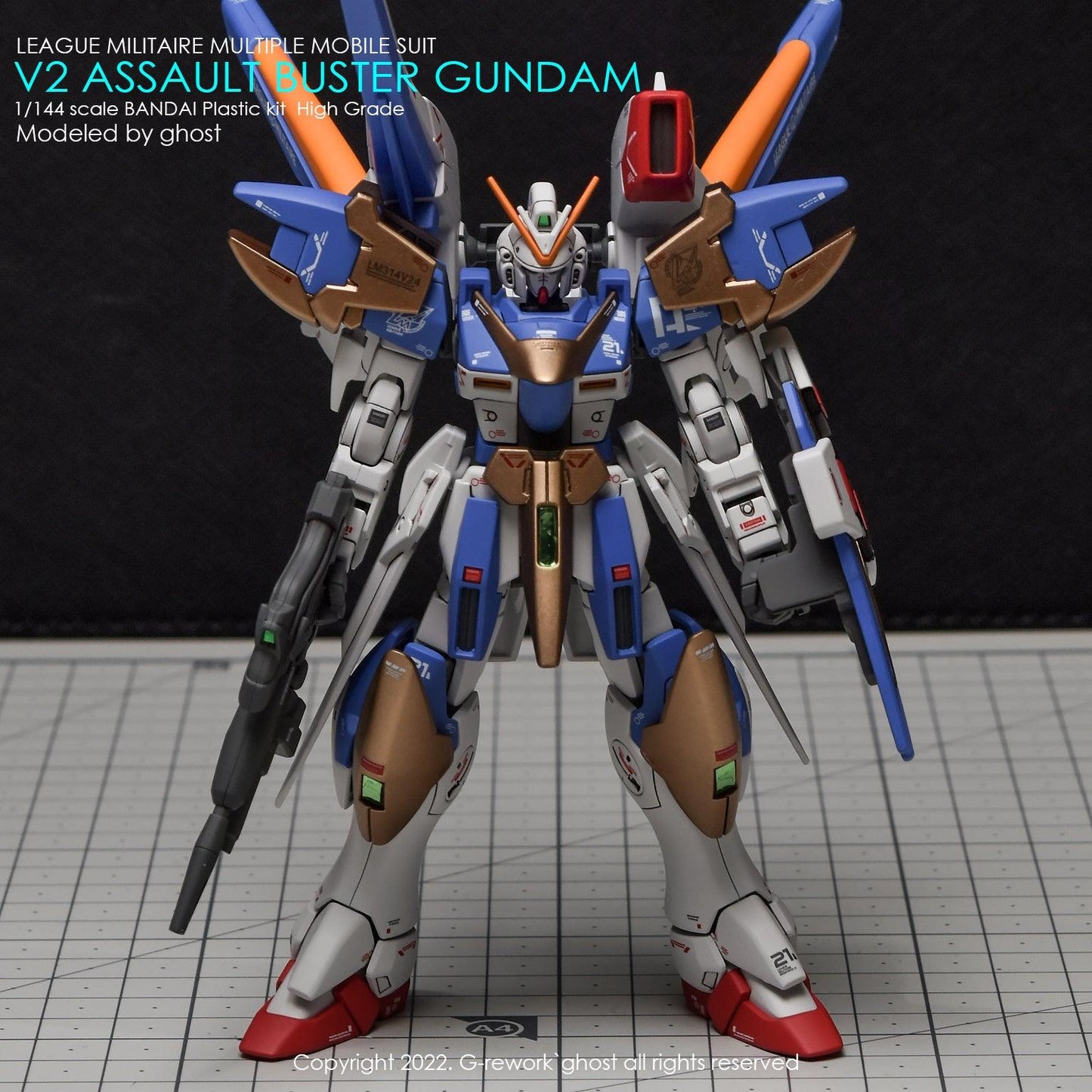 CD-H189 - HG 1/144 V2 Assault Buster Gundam Water Decal [G-REWORK] - Show Me What You Bot