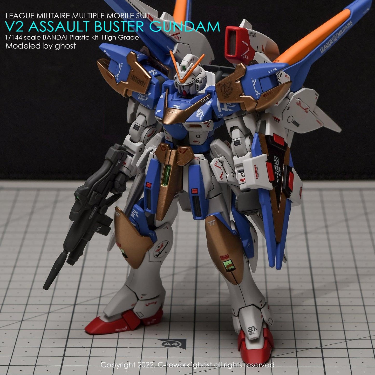 CD-H189 - HG 1/144 V2 Assault Buster Gundam Water Decal [G-REWORK] - Show Me What You Bot