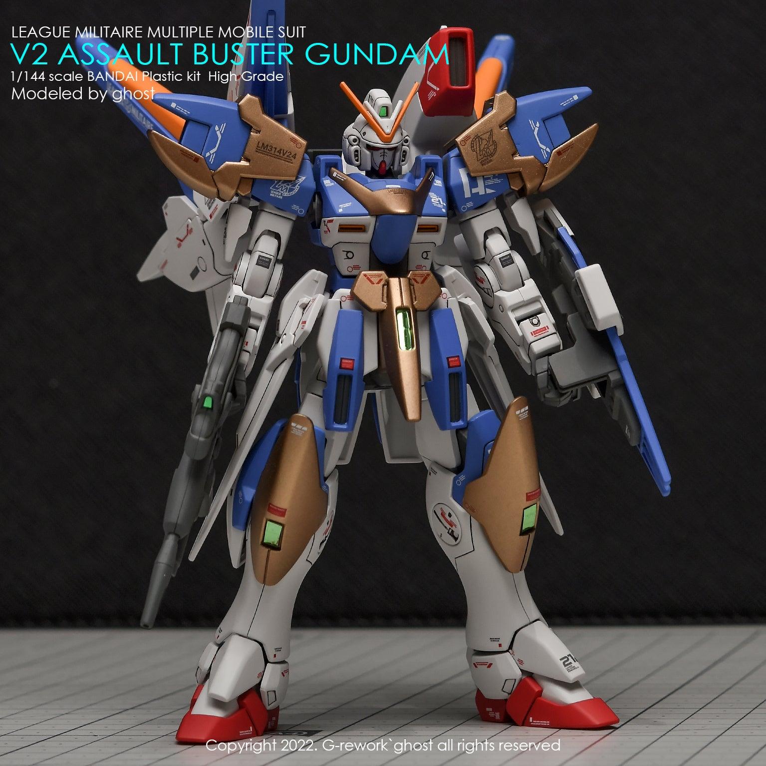 CD-H189 - HG 1/144 V2 Assault Buster Gundam Water Decal [G-REWORK] - Show Me What You Bot