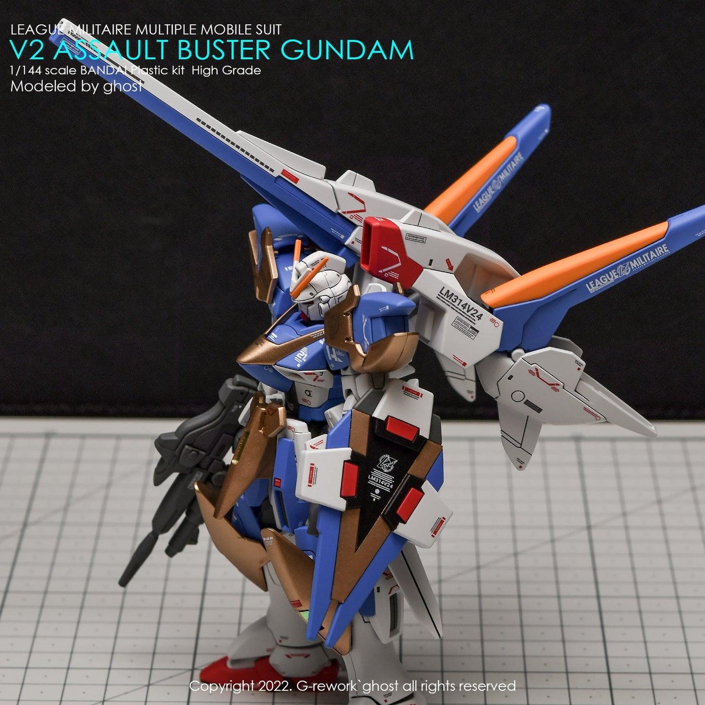 CD-H189 - HG 1/144 V2 Assault Buster Gundam Water Decal [G-REWORK] - Show Me What You Bot