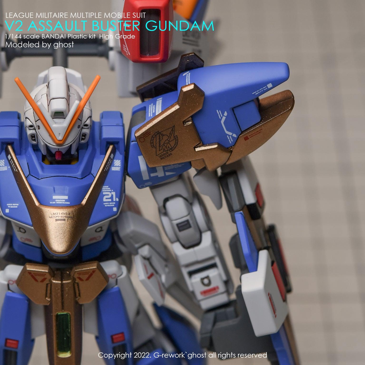 CD-H189 - HG 1/144 V2 Assault Buster Gundam Water Decal [G-REWORK] - Show Me What You Bot