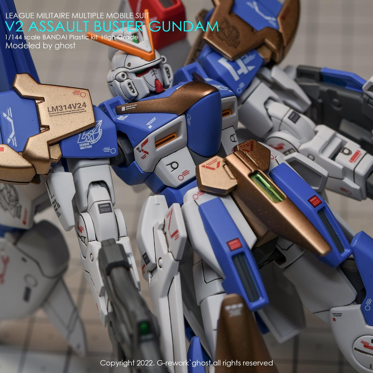 CD-H189 - HG 1/144 V2 Assault Buster Gundam Water Decal [G-REWORK] - Show Me What You Bot