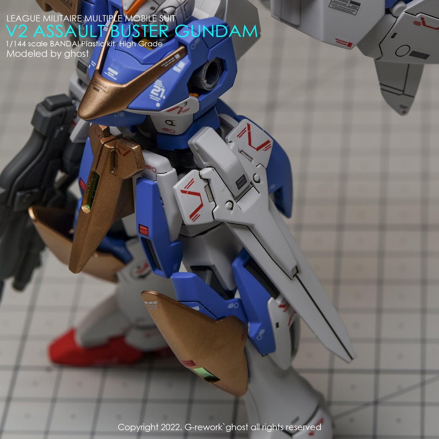 CD-H189 - HG 1/144 V2 Assault Buster Gundam Water Decal [G-REWORK] - Show Me What You Bot