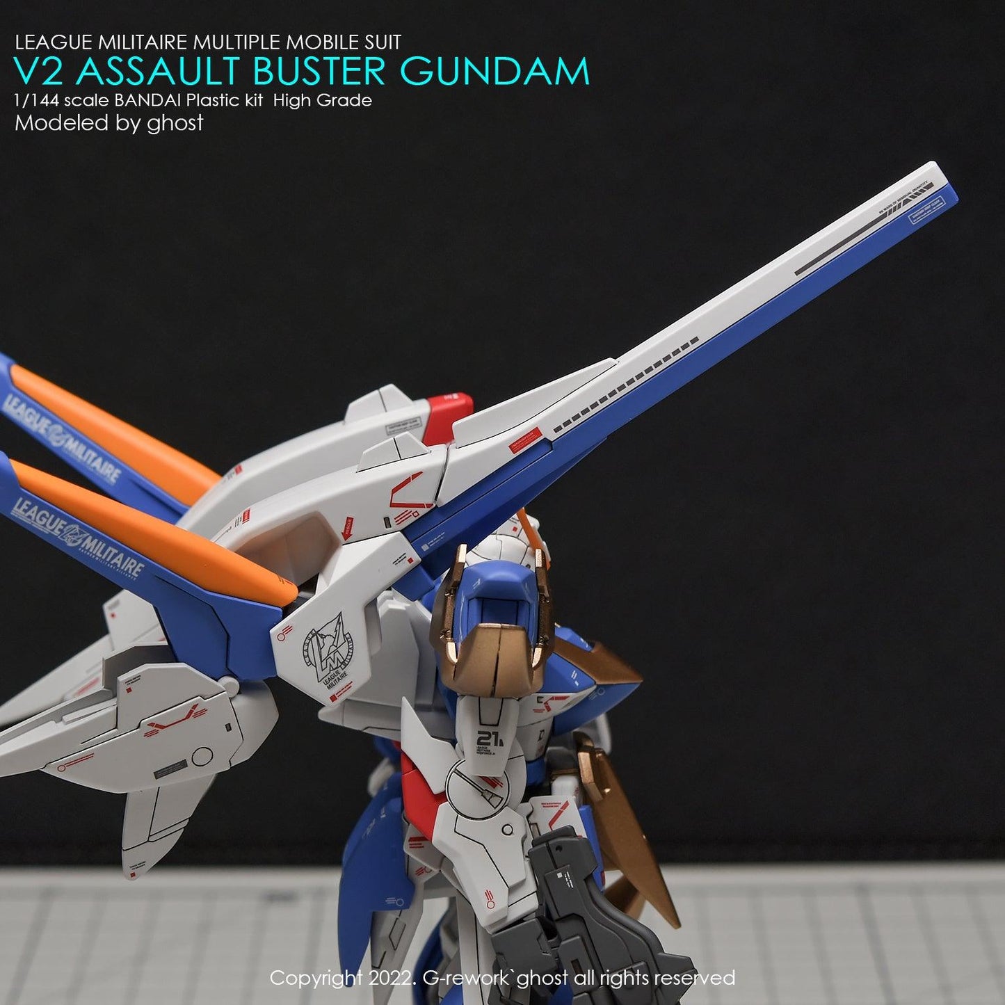 CD-H189 - HG 1/144 V2 Assault Buster Gundam Water Decal [G-REWORK] - Show Me What You Bot