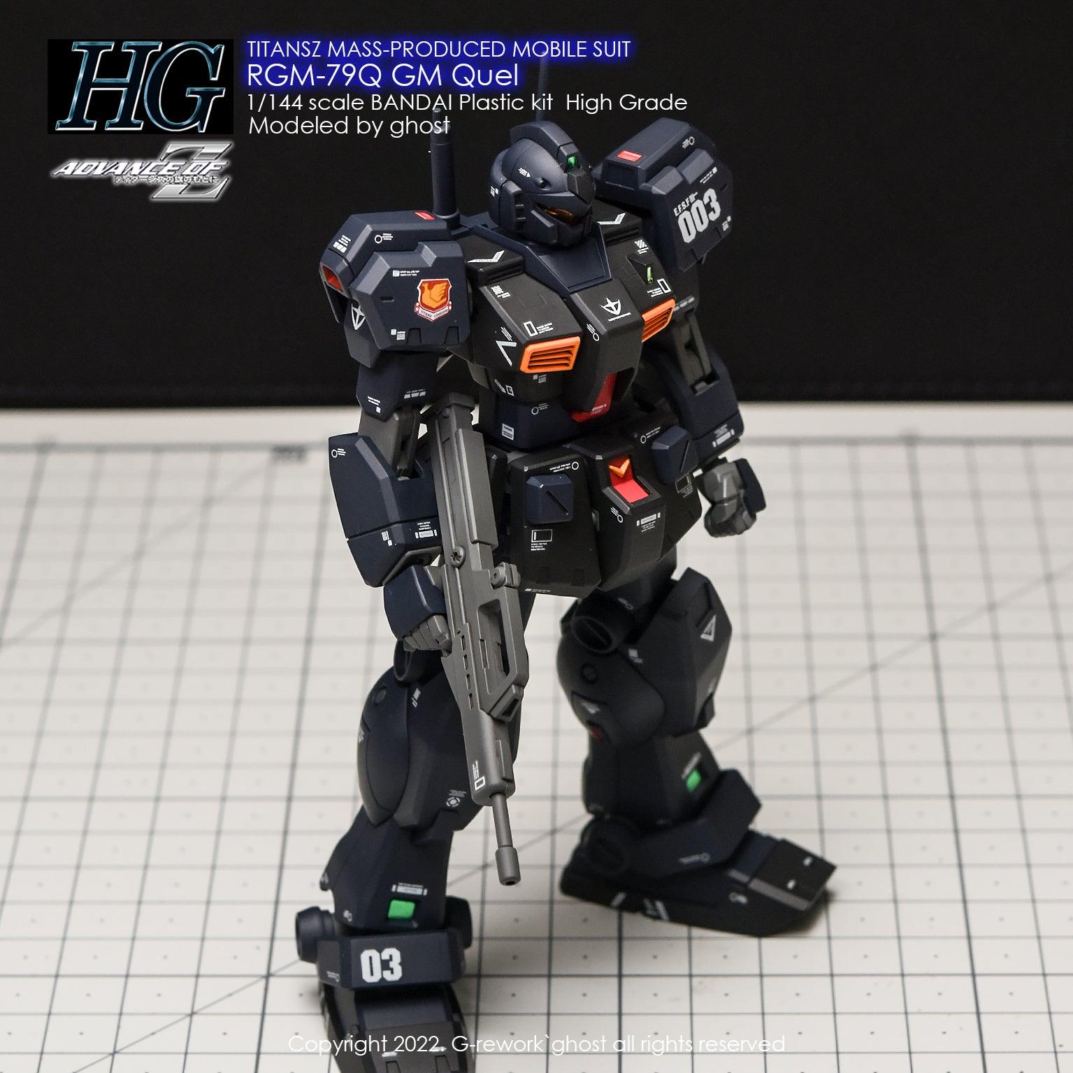 HG 1/144 RGM-79Q Quel Water Decal [G-REWORK] - Show Me What You Bot