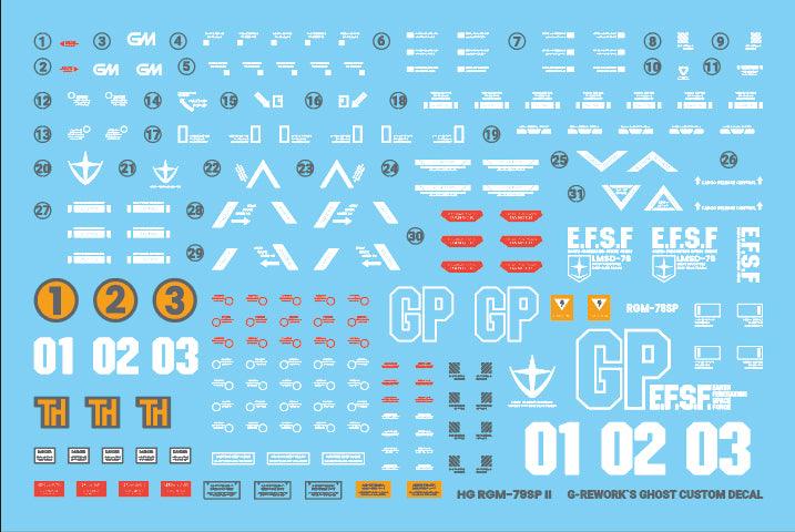 CD-H146 - HG 1/144 RGM-79SP GM Sniper II Water Decal [G-REWORK] - Show Me What You Bot