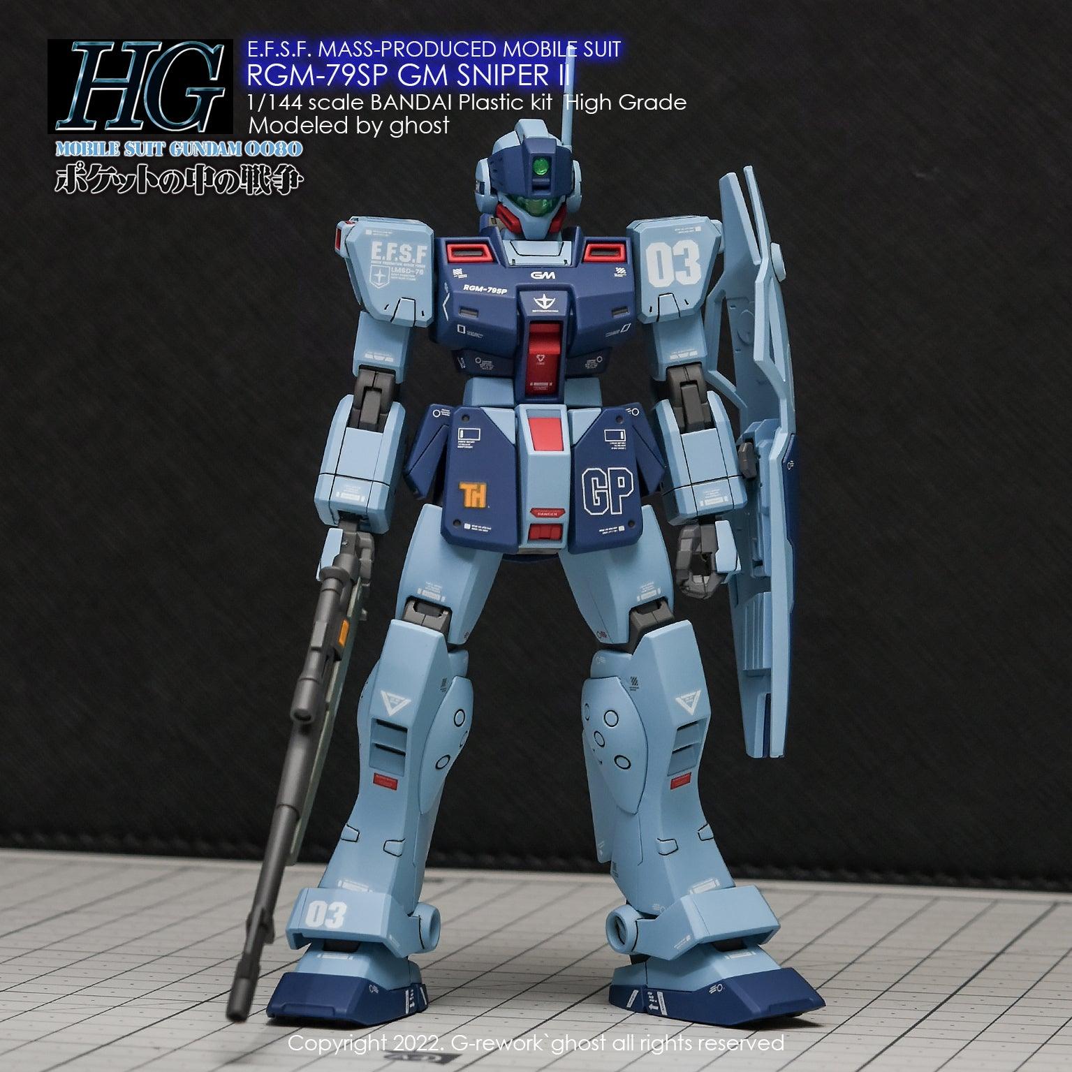 CD-H146 - HG 1/144 RGM-79SP GM Sniper II Water Decal [G-REWORK] - Show Me What You Bot