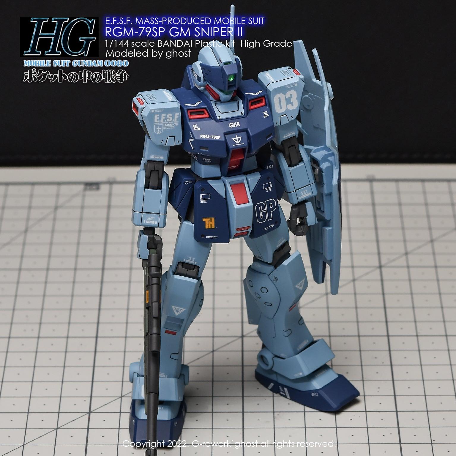 CD-H146 - HG 1/144 RGM-79SP GM Sniper II Water Decal [G-REWORK] - Show Me What You Bot