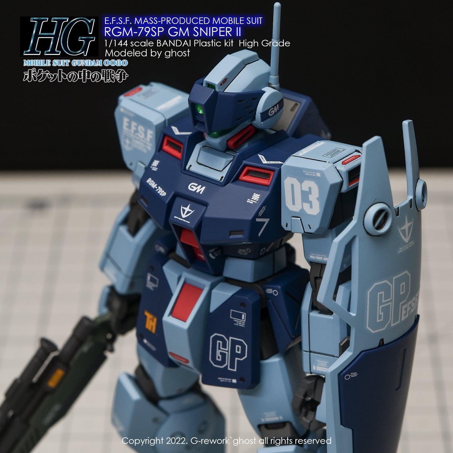 CD-H146 - HG 1/144 RGM-79SP GM Sniper II Water Decal [G-REWORK] - Show Me What You Bot