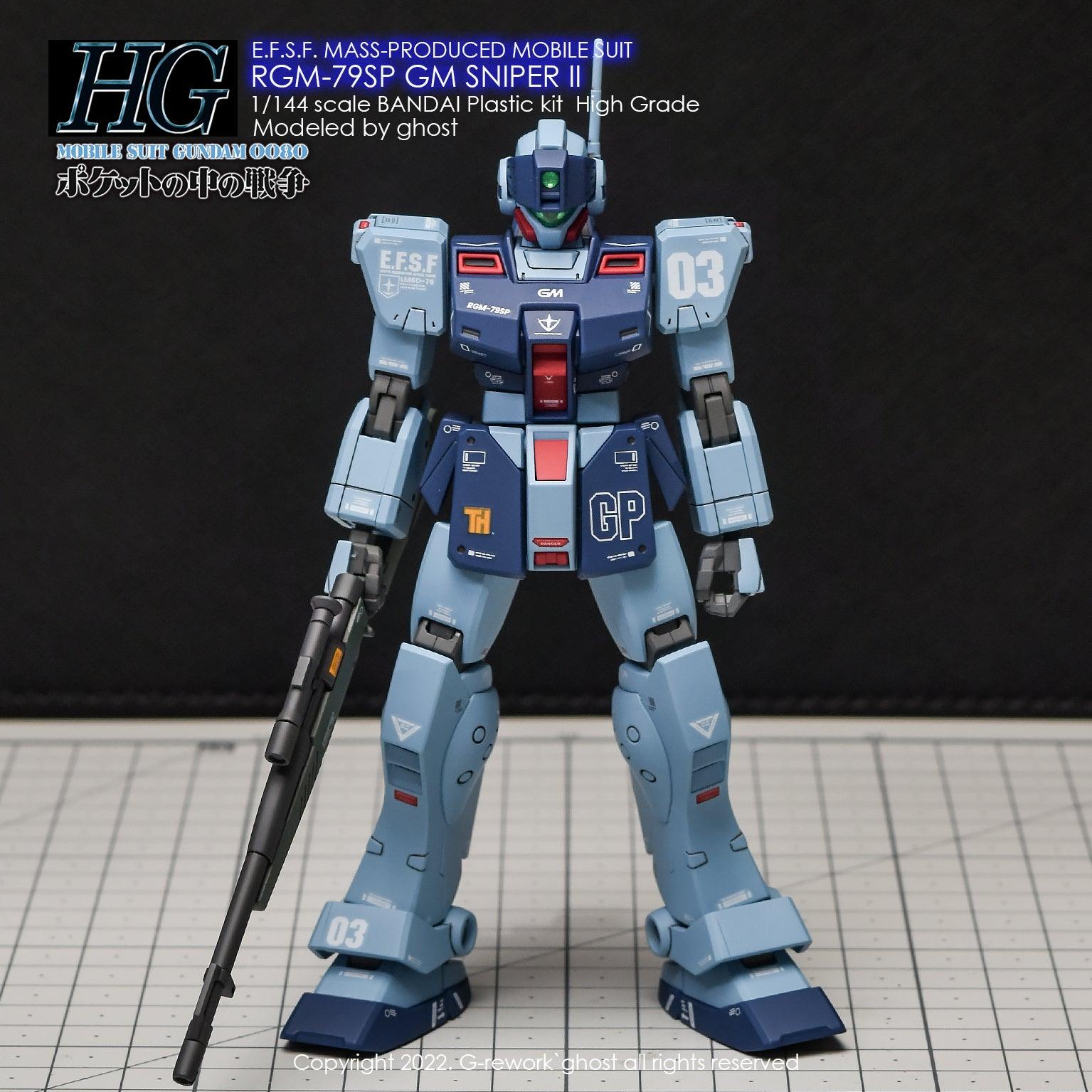 CD-H146 - HG 1/144 RGM-79SP GM Sniper II Water Decal [G-REWORK] - Show Me What You Bot