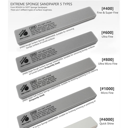 Yasuri No Oyaji - Sponge Type Sanding Block [Various Grit] - Show Me What You Bot