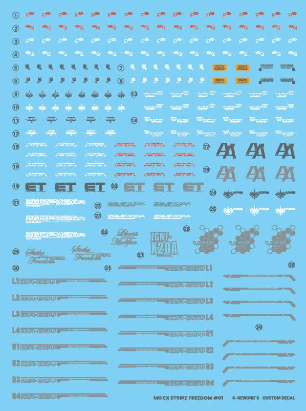 CD-MGEX02 - MGEX 1/100 Strike Freedom Water Decal [G-REWORK] - Show Me What You Bot