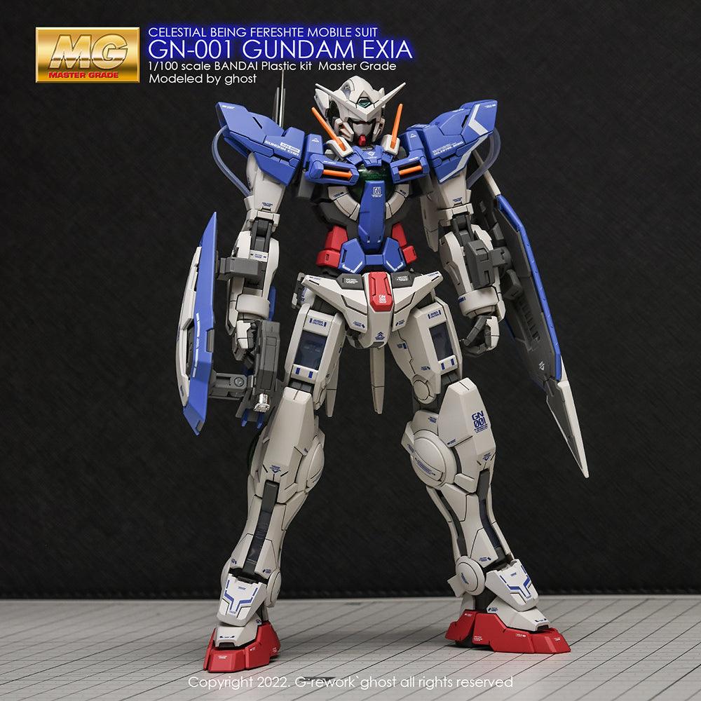 CD-M123 - MG 1/100 GN-001 Gundam Exia Water Decal [G-REWORK] - Show Me What You Bot