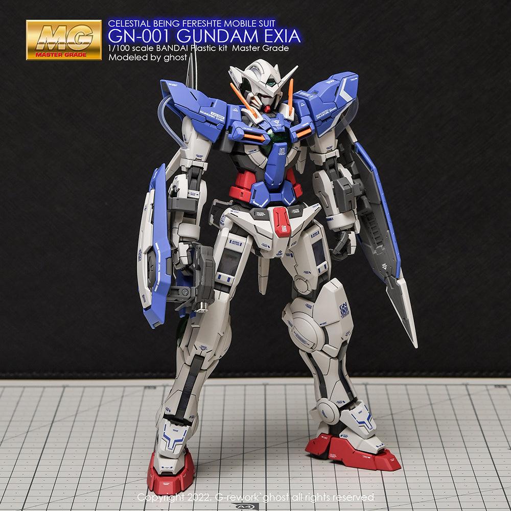 CD-M123 - MG 1/100 GN-001 Gundam Exia Water Decal [G-REWORK] - Show Me What You Bot