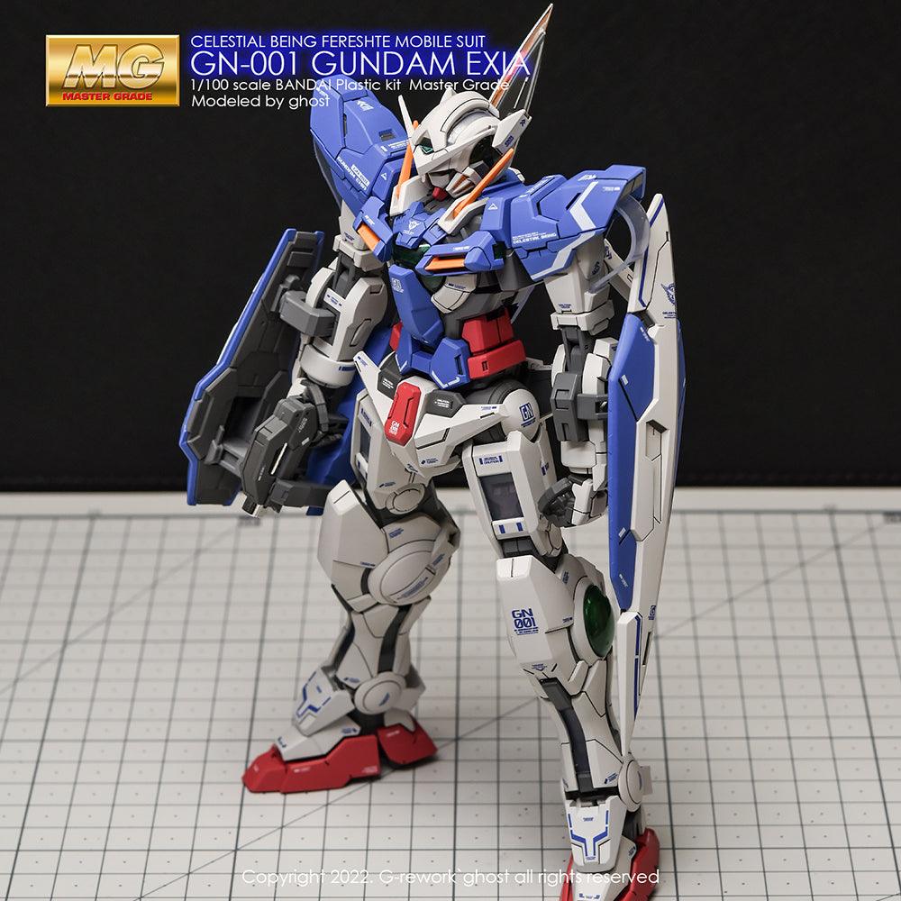 CD-M123 - MG 1/100 GN-001 Gundam Exia Water Decal [G-REWORK] - Show Me What You Bot