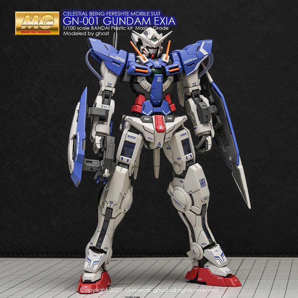 CD-M123 - MG 1/100 GN-001 Gundam Exia Water Decal [G-REWORK] - Show Me What You Bot