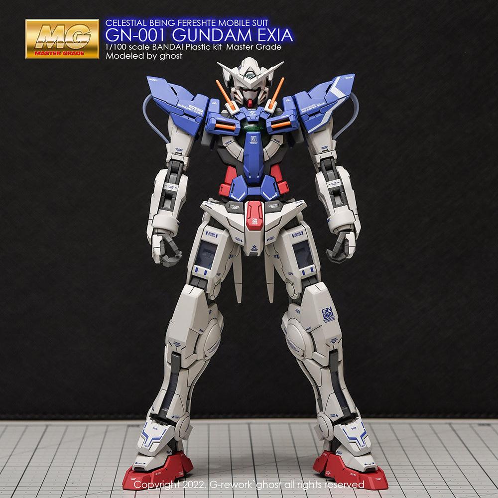 CD-M123 - MG 1/100 GN-001 Gundam Exia Water Decal [G-REWORK] - Show Me What You Bot