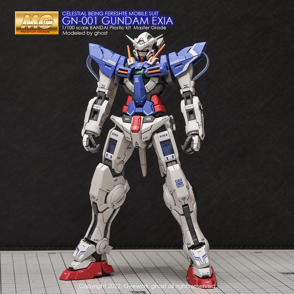 CD-M123 - MG 1/100 GN-001 Gundam Exia Water Decal [G-REWORK] - Show Me What You Bot