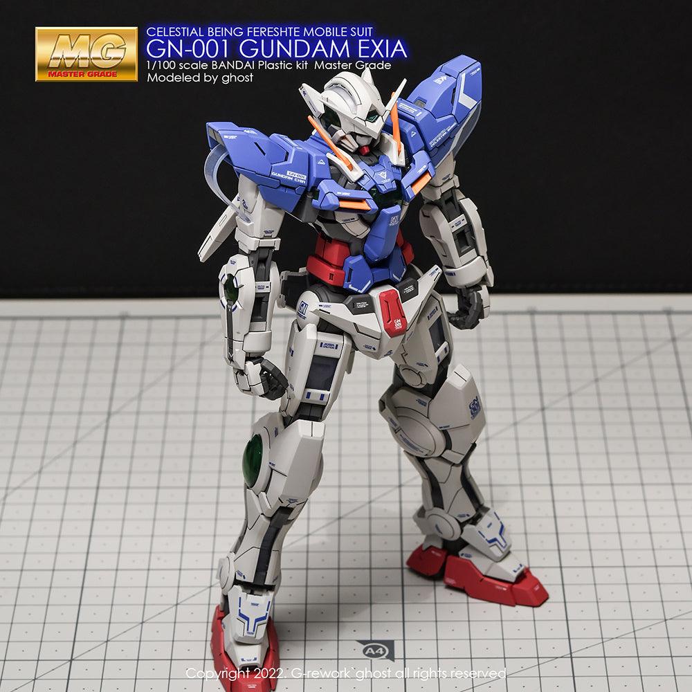 CD-M123 - MG 1/100 GN-001 Gundam Exia Water Decal [G-REWORK] - Show Me What You Bot