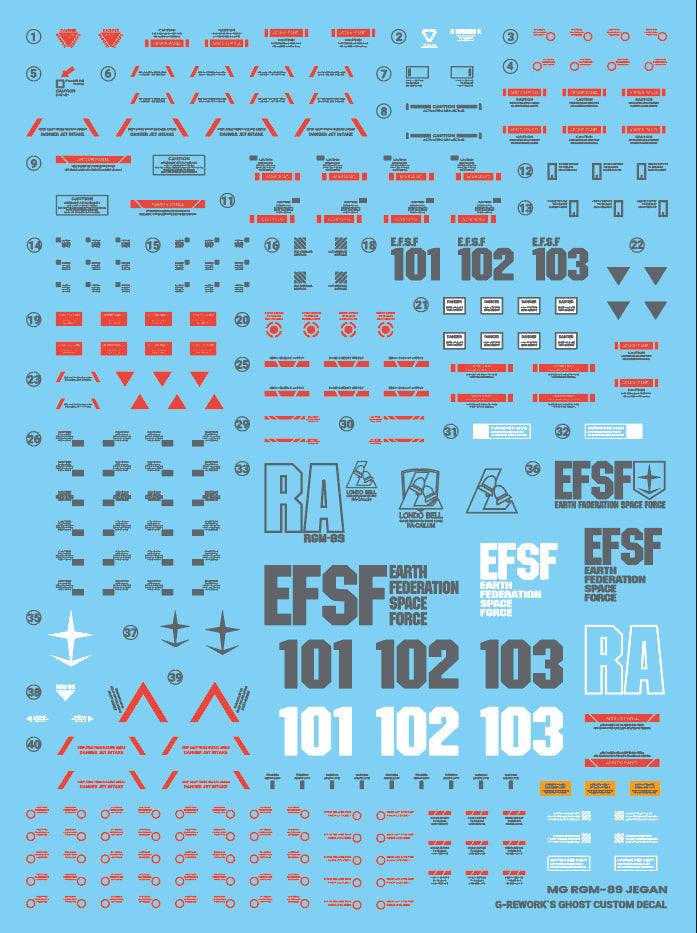 CD-M204 - MG 1/100 Jegan Water Decal [G-REWORK] - Show Me What You Bot
